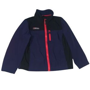 Mountain Xpedition Navy Blue Winter Jacket Zip Up Zip Pocket Fleece